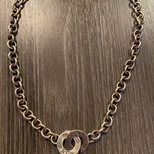 Tiffany & Co. interlocking necklace and bracelet